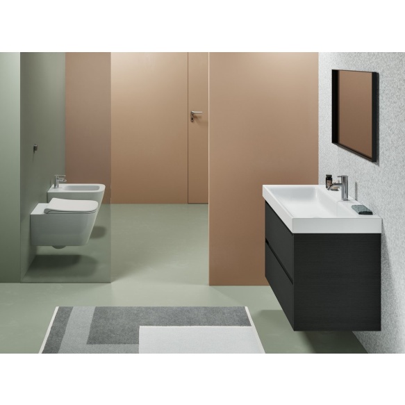 seina wc Nubes Swirlflush, 35x55 cm, valge ExtraGlaze