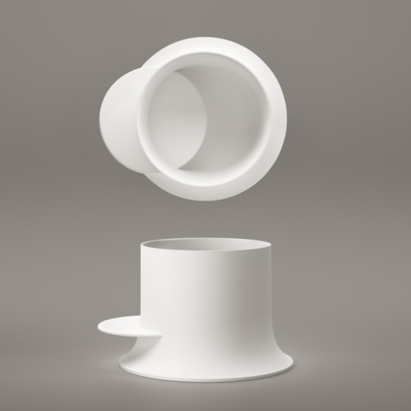 silkstone Jaapani vann Alba, matt valge