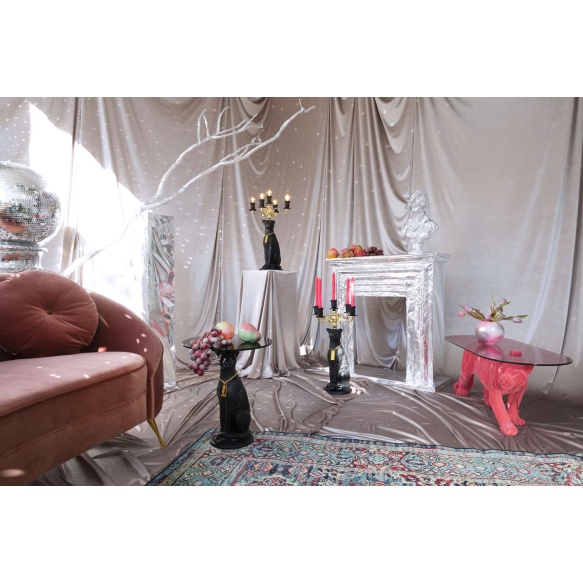 Põrandalamp Proudly Crowned Panther, must