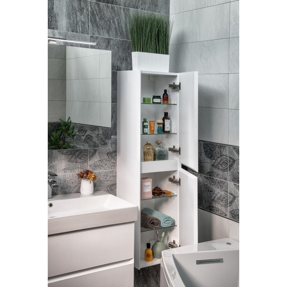 Korkea kaappi Interia Filena, 350x1400x300mm, tammi