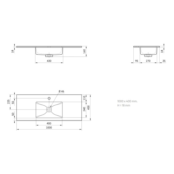 kivimassist valamu Loto Mini 100