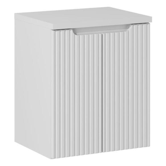 valamukapp Nova 50x39x57 cm, matt valge, 2 ust