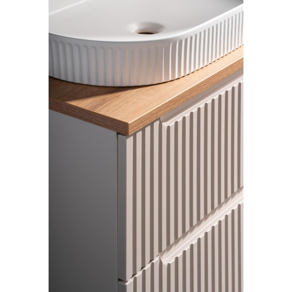 valamukapp Nova 50x39x57 cm, cashmere, 2 sahtlit