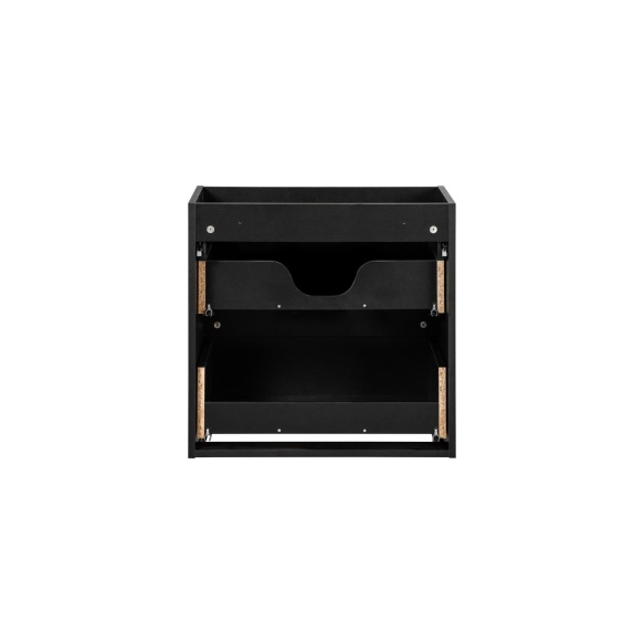 valamukapp Nova 60x39x57 cm, matt must, 2 sahtlit