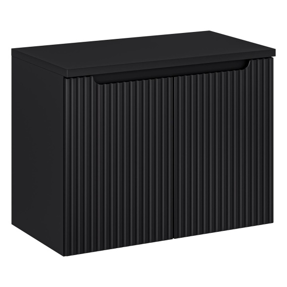 valamukapp Nova 80x39x57 cm, matt must, 2 ust