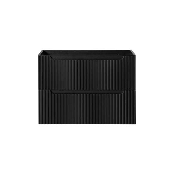 valamukapp Nova 80x39x57 cm, matt must, 2 sahtlit