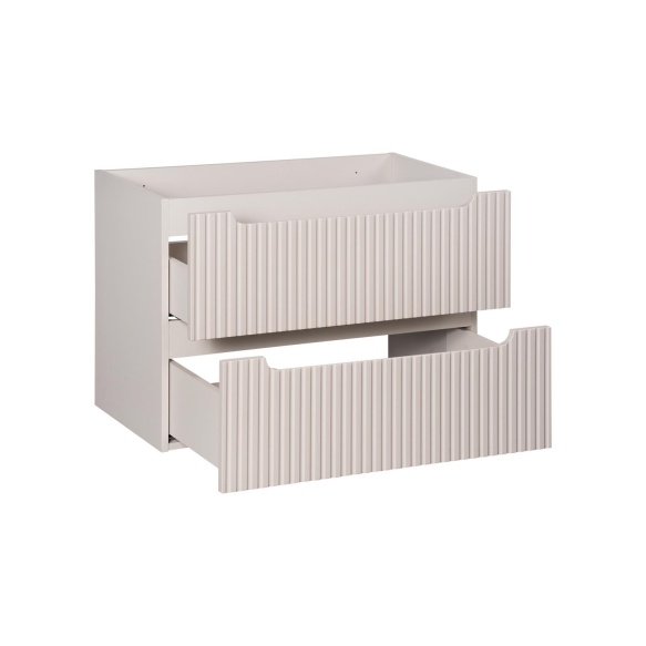 valamukapp Nova 80x39x57 cm, cashmere, 2 sahtlit