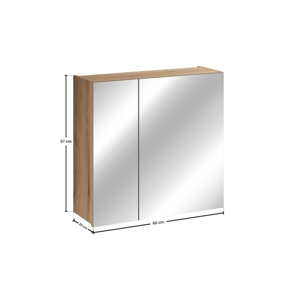 peegelkapp Nova Evoke 60 cm 2 ust