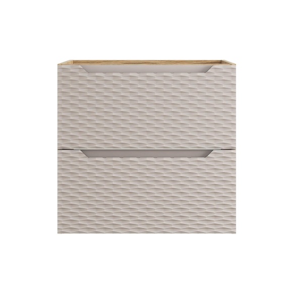valamukapp Waves Beige  60 cm 2 sahtlit