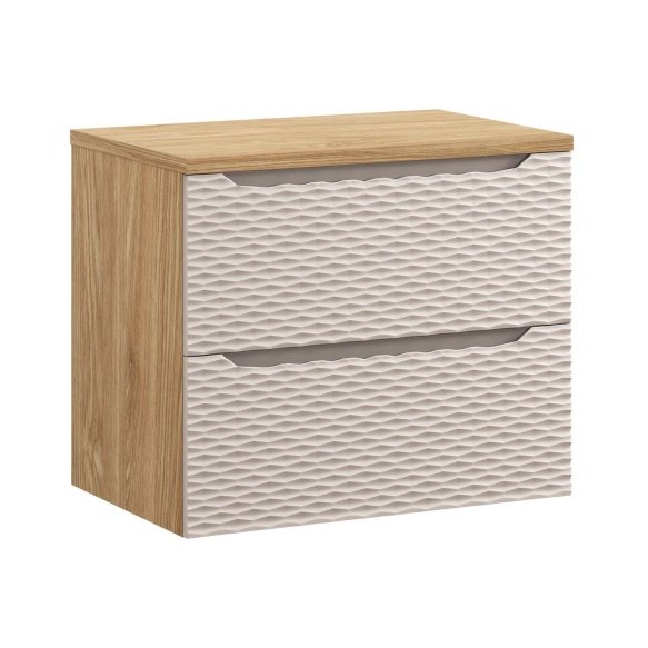 valamukapp Waves Beige  70 cm 2 sahtlit