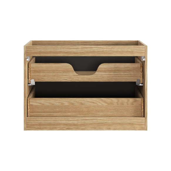 valamukapp Waves Black  80 cm 2 sahtlit