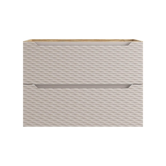 valamukapp Waves Beige  80 cm 2 sahtlit