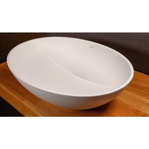 silkstone valamu Perla, tööpinnale, matt valge