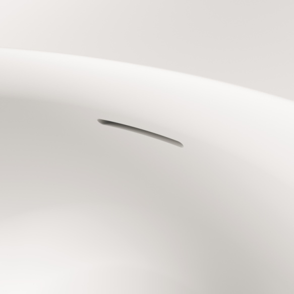 silkstone vann Pointe, matt valge