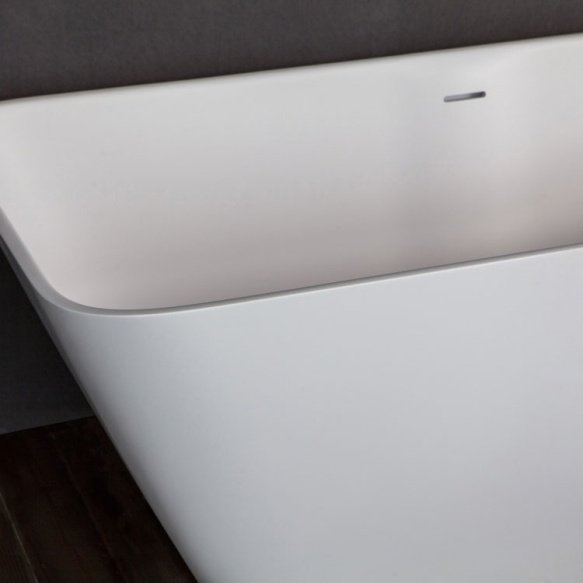 kivimassist vann Quadro, peidetud sifoon/ülevooluga, läikiv valge