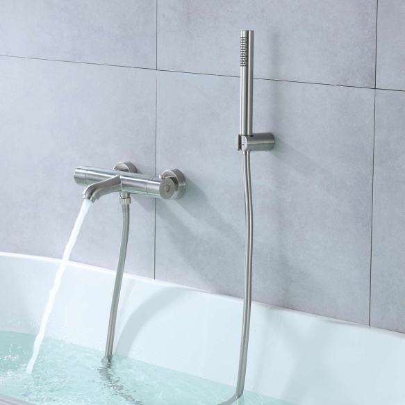 termostaat vannisegisti dušikomplektiga Cherry, harjatud teras