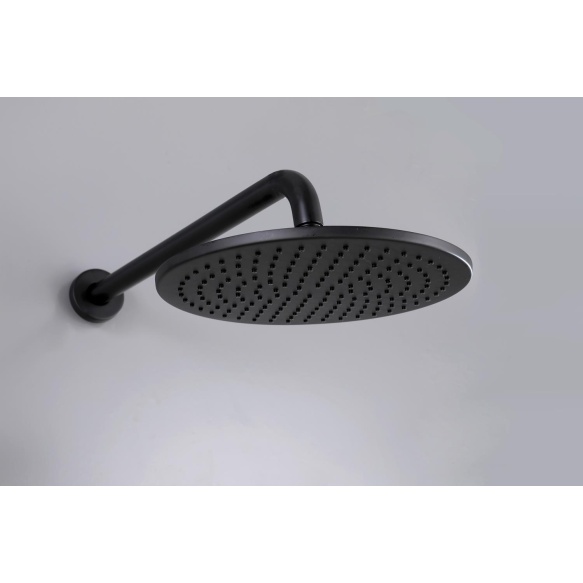 süvistatav termostaat vihmadušikomplekt Cherry, matt must