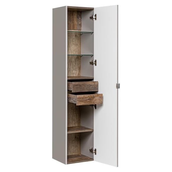 vannitoakapp Santa Cruz 160x35x33 cm, Taupe