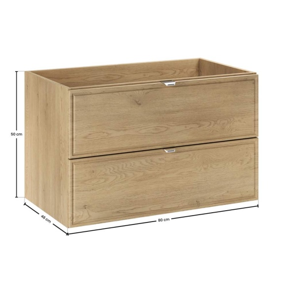 valamukapp Linea 80 cm 2 sahtlit