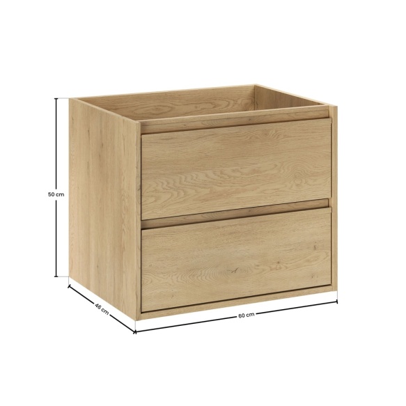 valamukapp Estetica 60 cm 2 sahtlit
