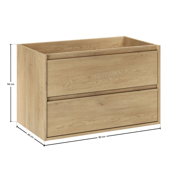 valamukapp Estetica 80 cm 2 sahtlit