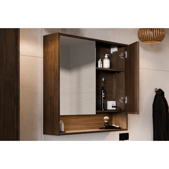 peegelkapp Estetica 80 cm 2 ust