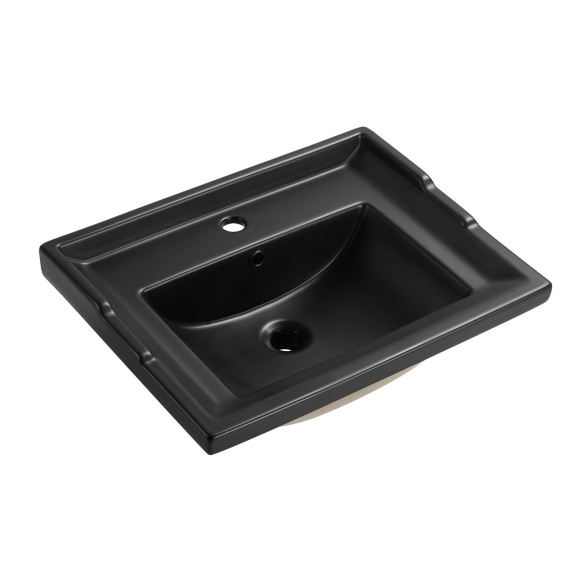 mööblivalamu Andersen 60x46x21 cm, matt must