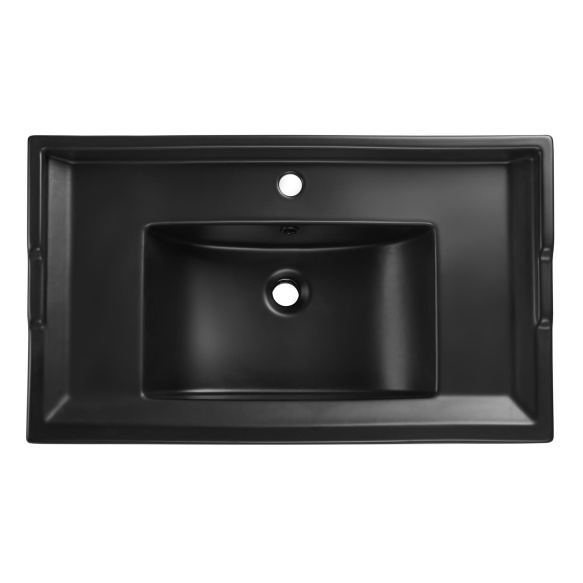 mööblivalamu Andersen 80x46x21 cm, matt must