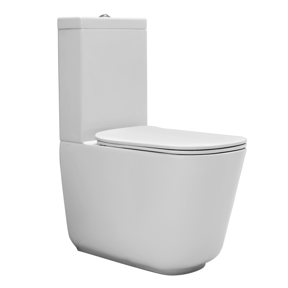 wc alus Tribeca, Tech (antibakteriaalne pind) (511701TK + 378101 + 750990), ilma istmeta