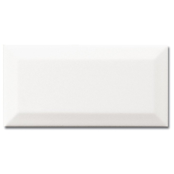 NERI Biselado Blanco Z 7,5x15, (pakk= 1,13m2)