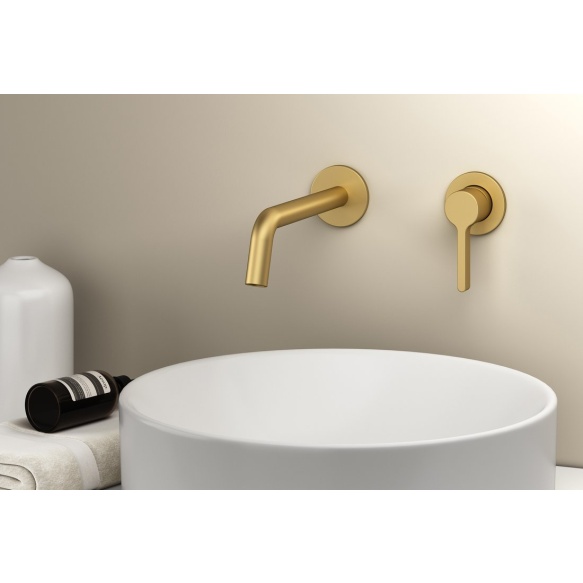 süvistatav valamusegisti Iconic, harjatud kuld