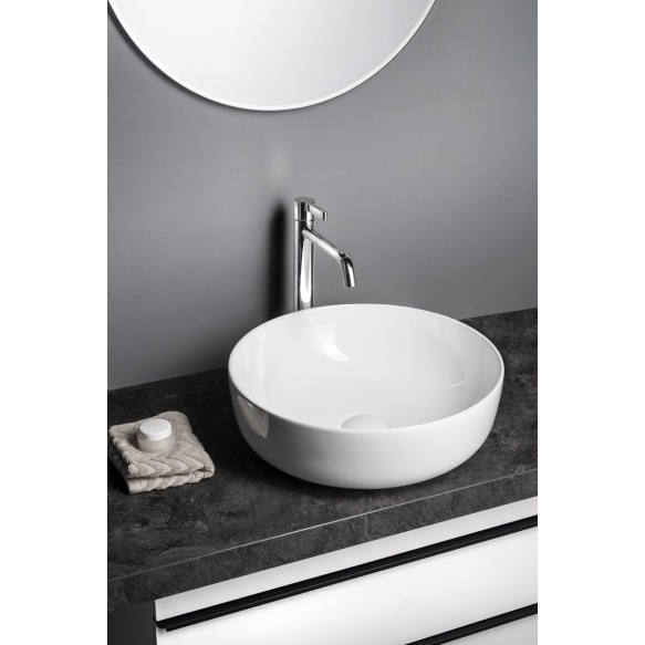 valamu töötasapinnale RONDEA dia. 41cm,  valge