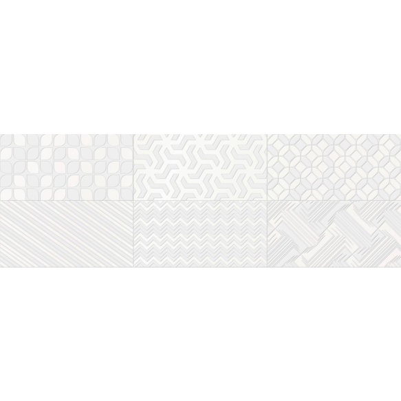 CAMALEONTE Decor Mix Blanco 20x60, müük ainult paki kaupa (1 pakk = 1,44 m2)