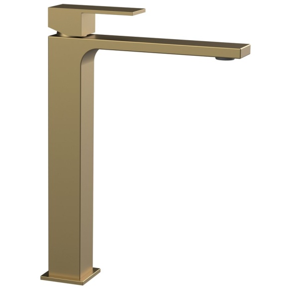 kõrge valamusegisti Cubemix, harjatud kuld