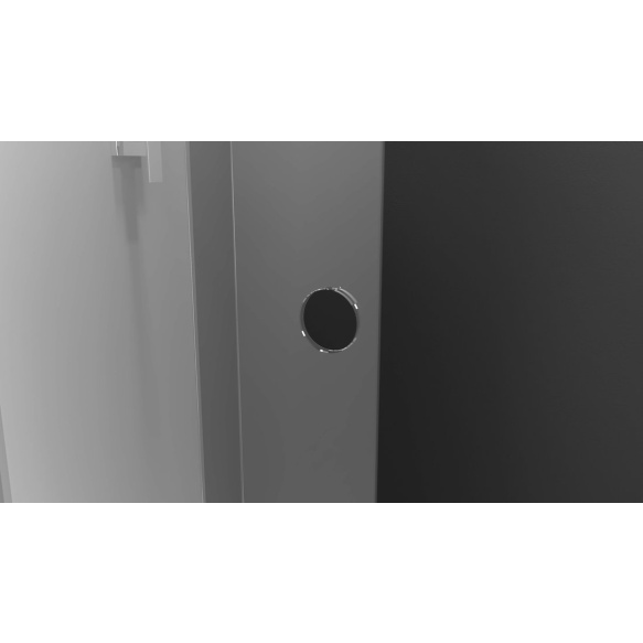 Suihkuseinä MODULAR SHOWER, pyörillä, 1400 mm