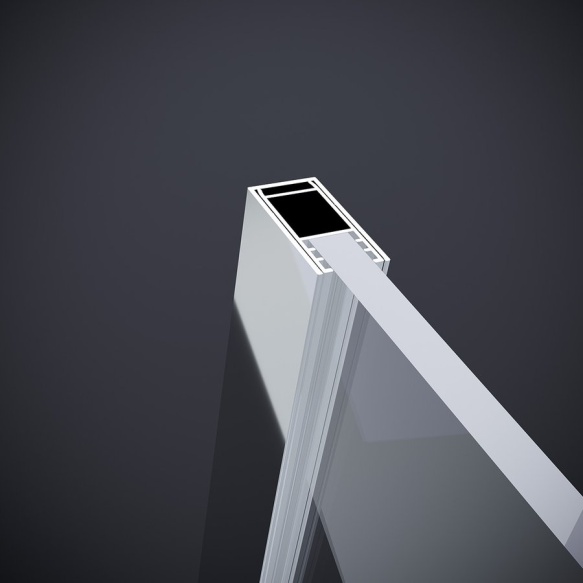 Suihkunurkka ROLLS LINE 1500x900 mm, vasen/oikea, kirkas lasi