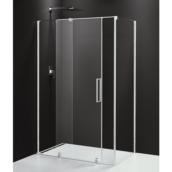 Suihkunurkka ROLLS LINE 1600x800 mm, vasen/oikea, kirkas lasi