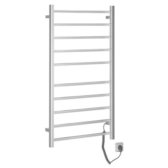 elektriradiaator taimeriga Eskinado 620x1160 mm, 120 W, poleeritud roostevaba teras