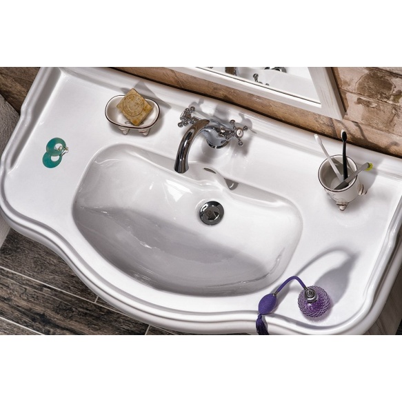 Vapaasti seisova keraaminen saippua-alusta AMELIE