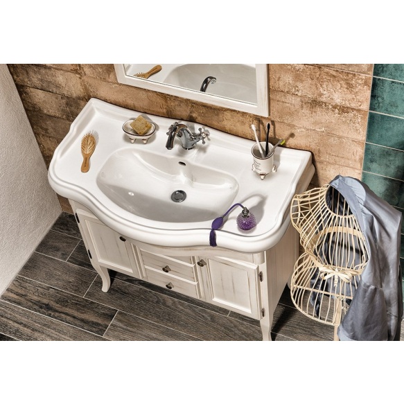 Vapaasti seisova keraaminen saippua-alusta AMELIE