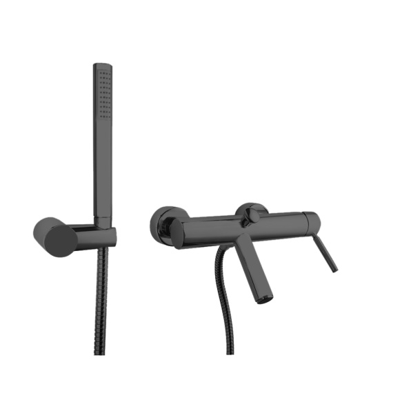 ammehana Form A, käsisuihkusetin kera, mattamusta