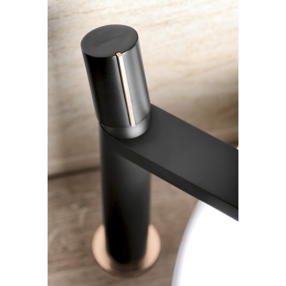 korkea pesuallashana Kaisa, musta/ruusukulta