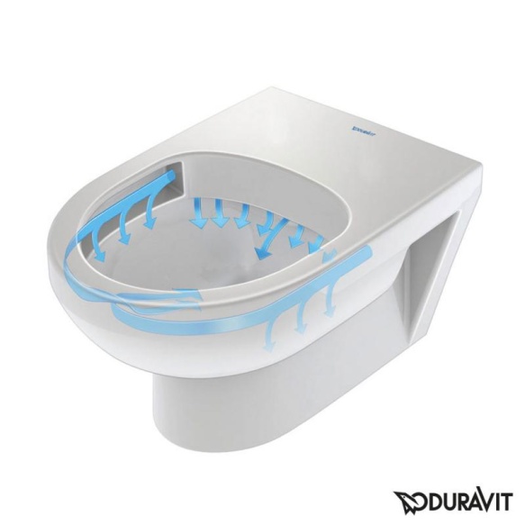 seinä-wc-istuin Duravit Durastyle Basic rimless + hitaasti sulkeutuva istuinkansi