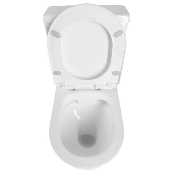 WC-istuin Interia Jalta, rimless, soft-close-kannella, kaksoishuuhtelu