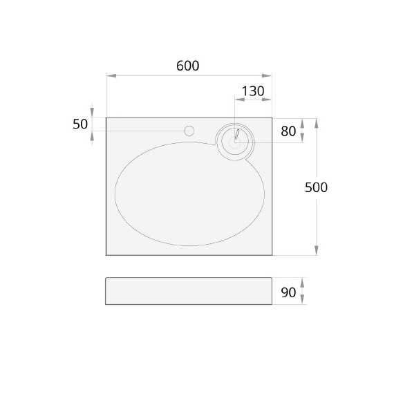 valumarmori pesuallas pesukoneen päälle
