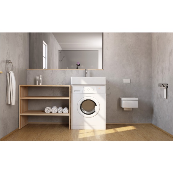 valumarmori pesuallas 60x60 cm  pesukoneen päälle