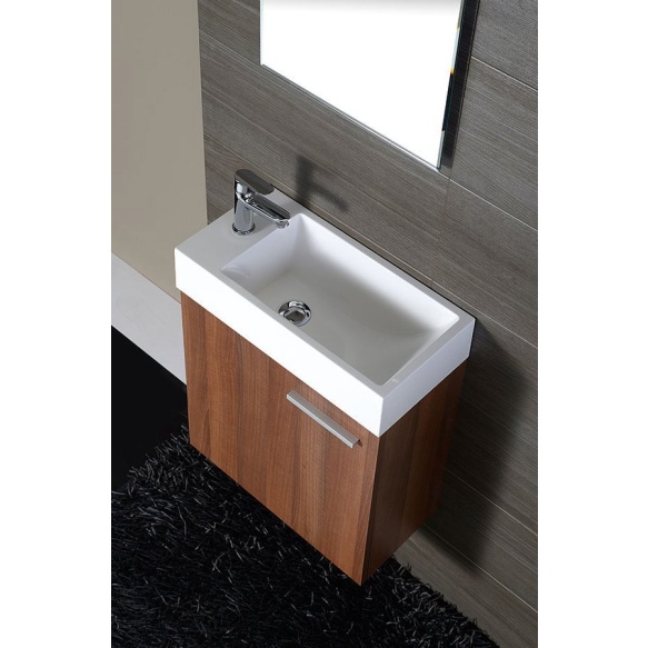 pesuallas Interia Alabama, vasenkätinen, komposiittikivi, 360 X 230 x 110 mm