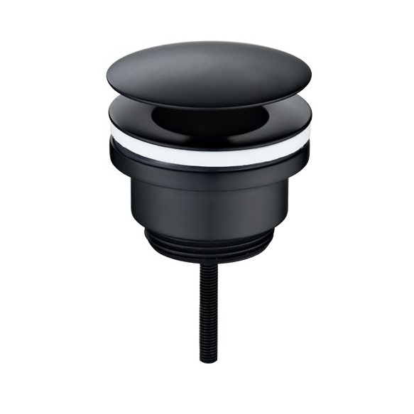 pesualtaan mattamusta universaali pohjaventtiili, klik-klak 1 1/4´´