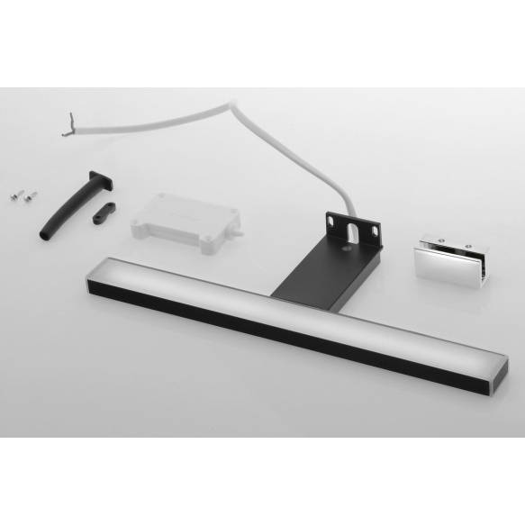 ESTHER 2 LED valgusti, 6W, 280x14x107mm, must