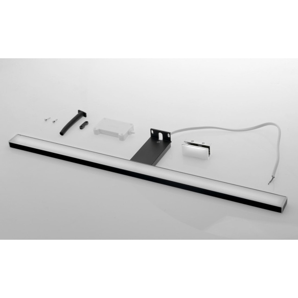 ESTHER 2 LED valgusti, 6W, 500x14x107mm, must